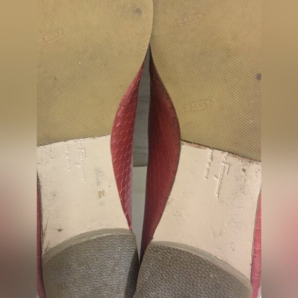 Salvatore Ferragamo Light Red/Pink Flats US 9 - Picture 11 of 16